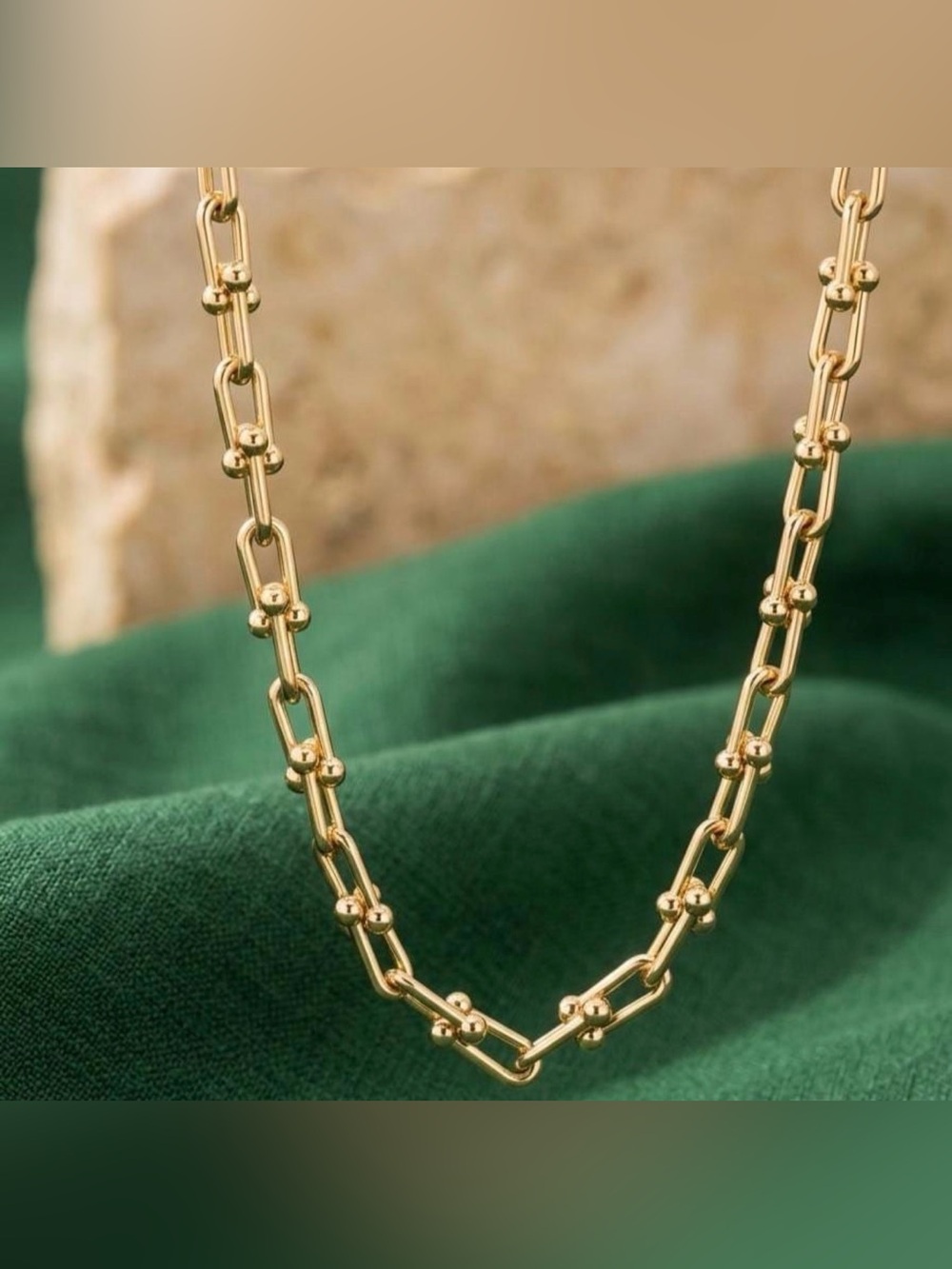 HardWear graduated link necklace Gold